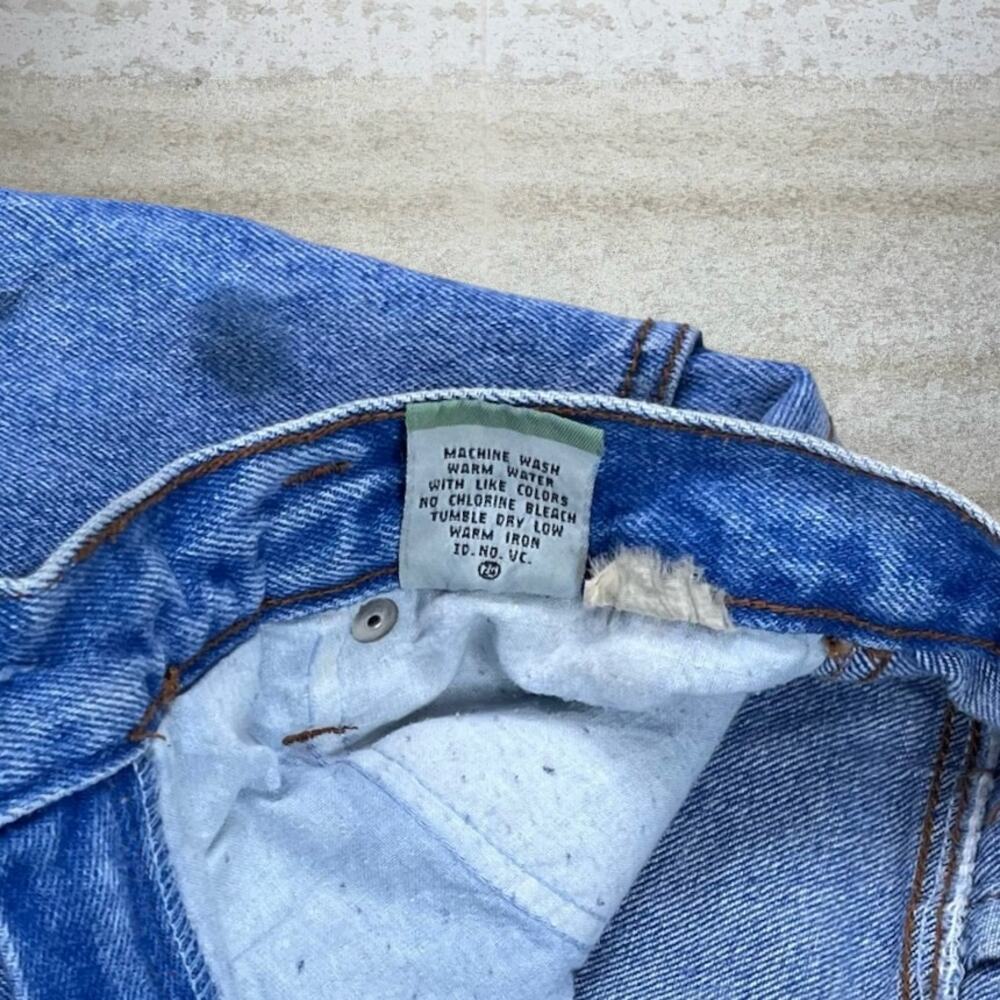 Vintage Y2K Skater Jeans Womens 8 Baggy Tapered Medium Wash Ankle Denim Rap - Picture 5 of 6